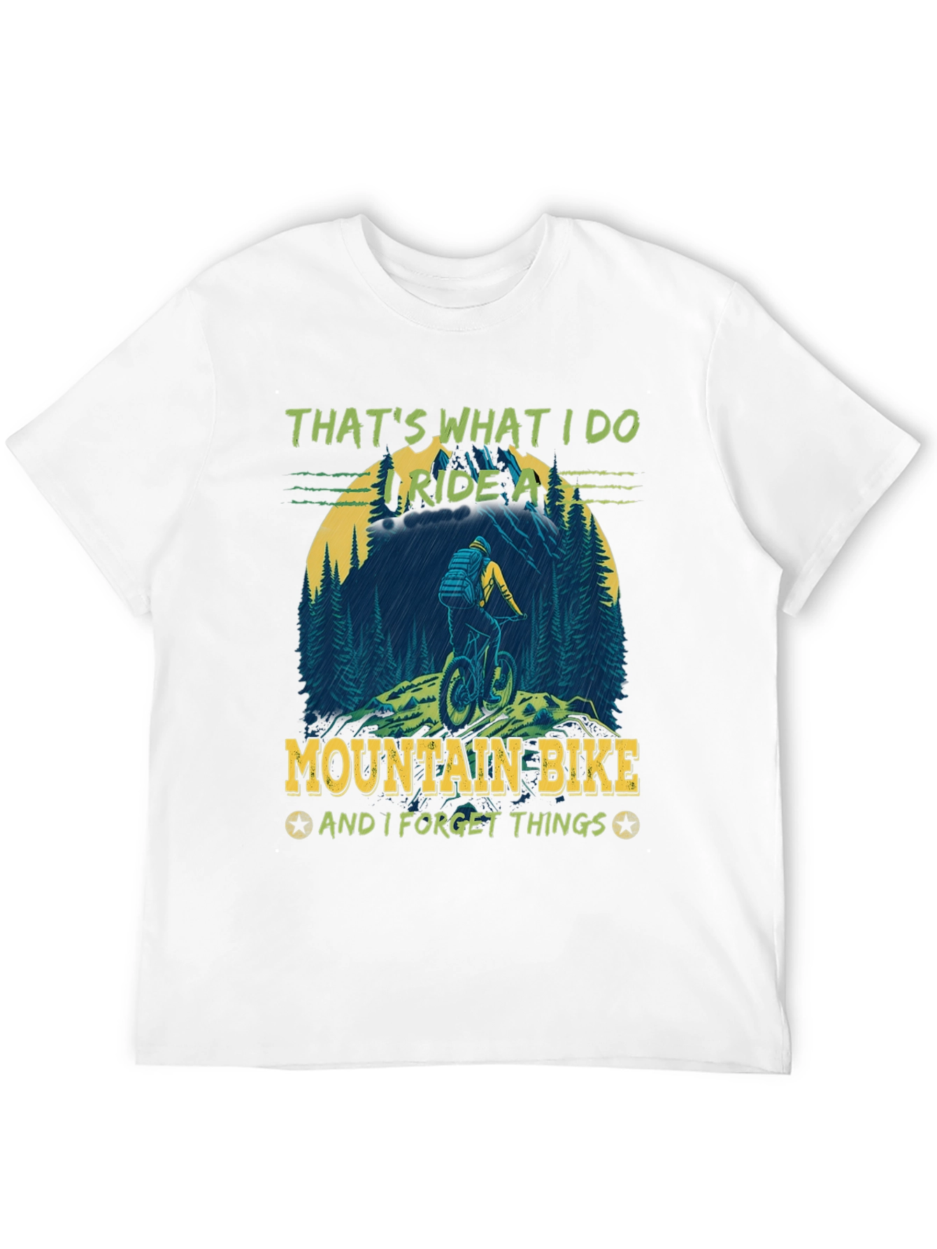 Mountain Bike T-Shirt: Ride and Forget