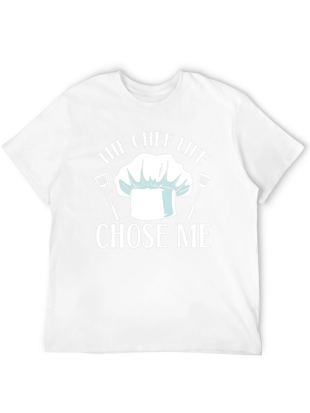 Chef Life Chose Me Black Graphic T-Shirt