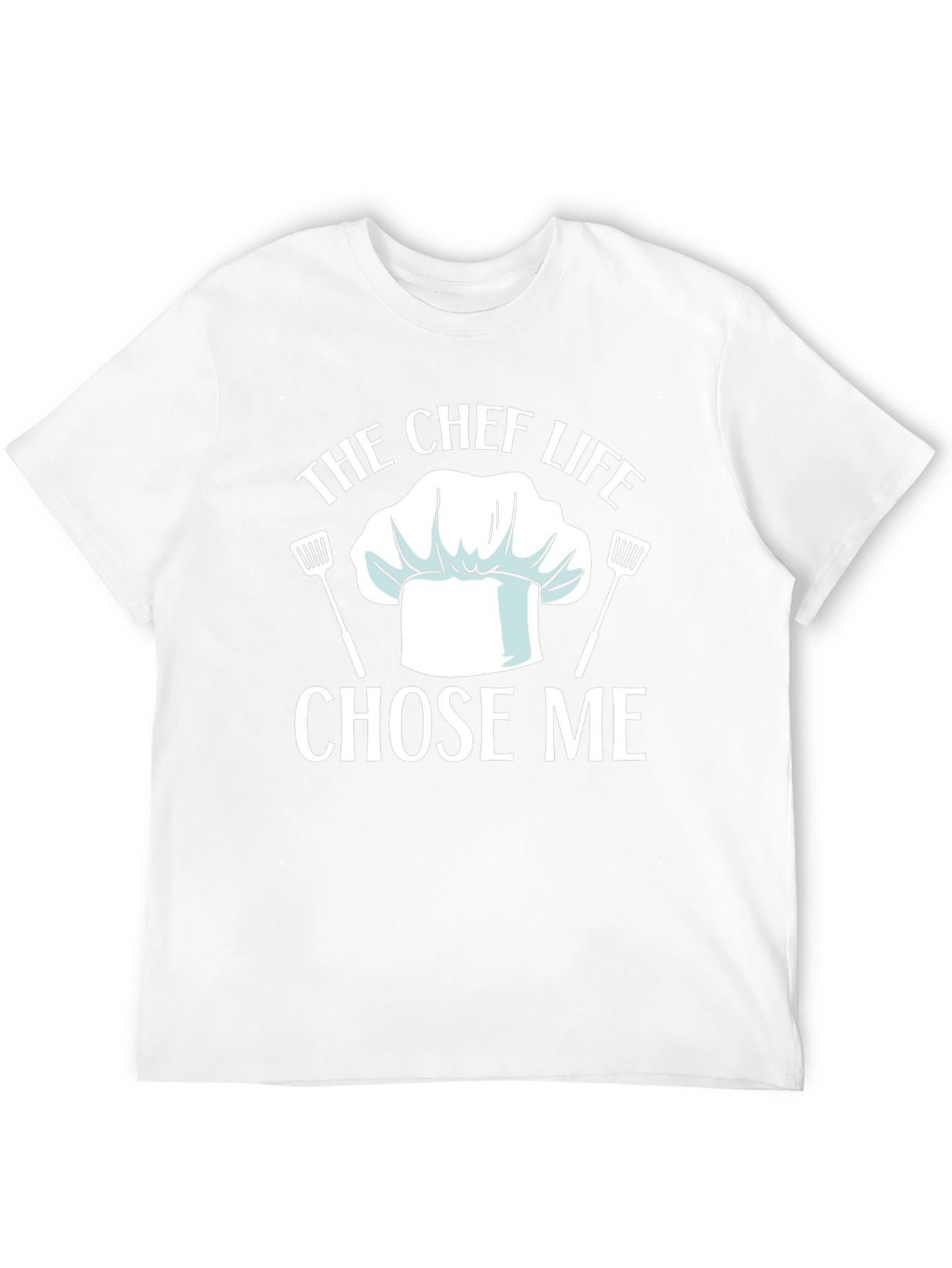Chef Life Chose Me Black Graphic T-Shirt