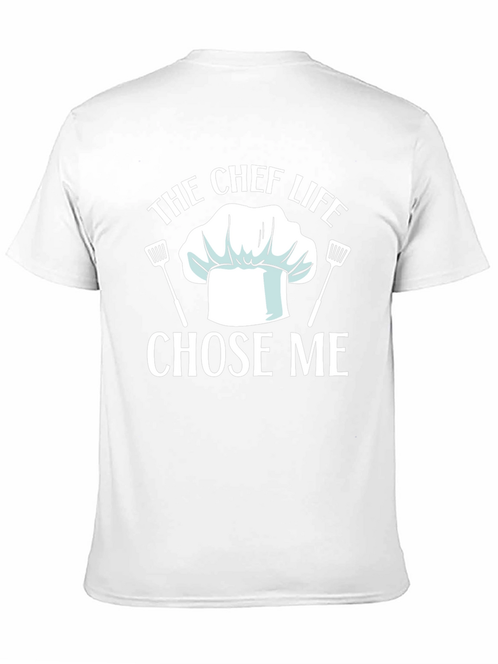 Chef Life Chose Me Black Graphic T-Shirt
