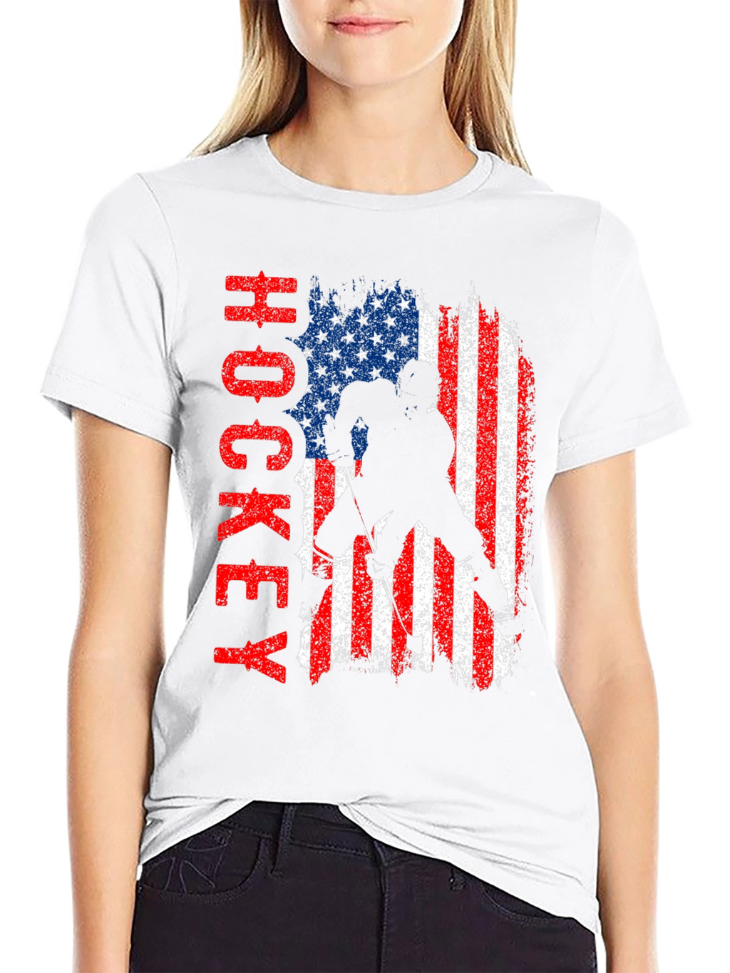 American Hockey Flag T-Shirt