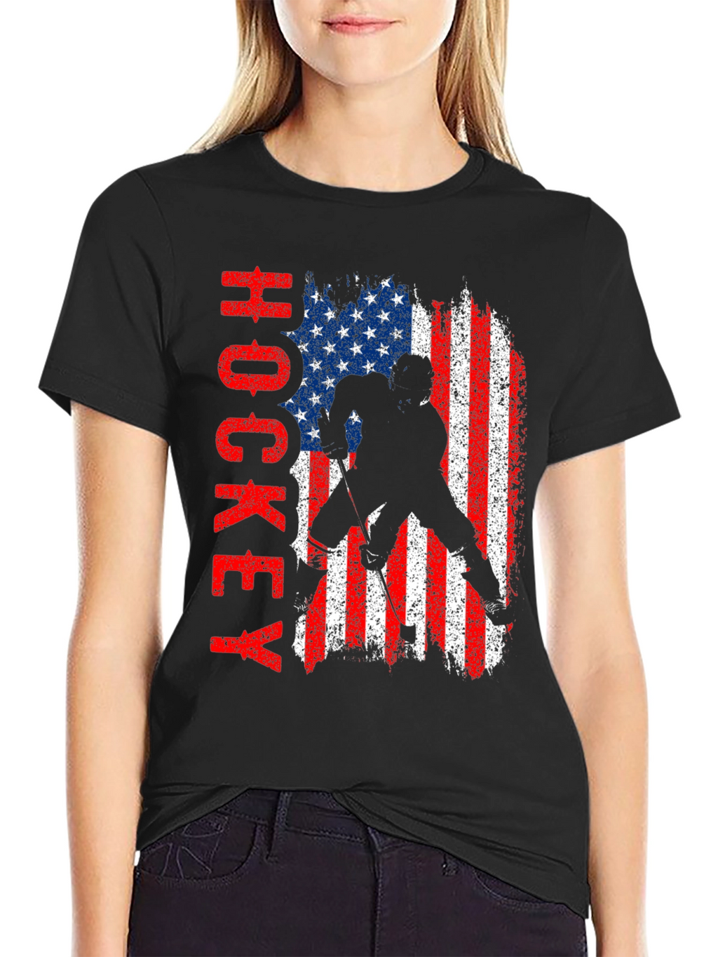 American Hockey Flag T-Shirt