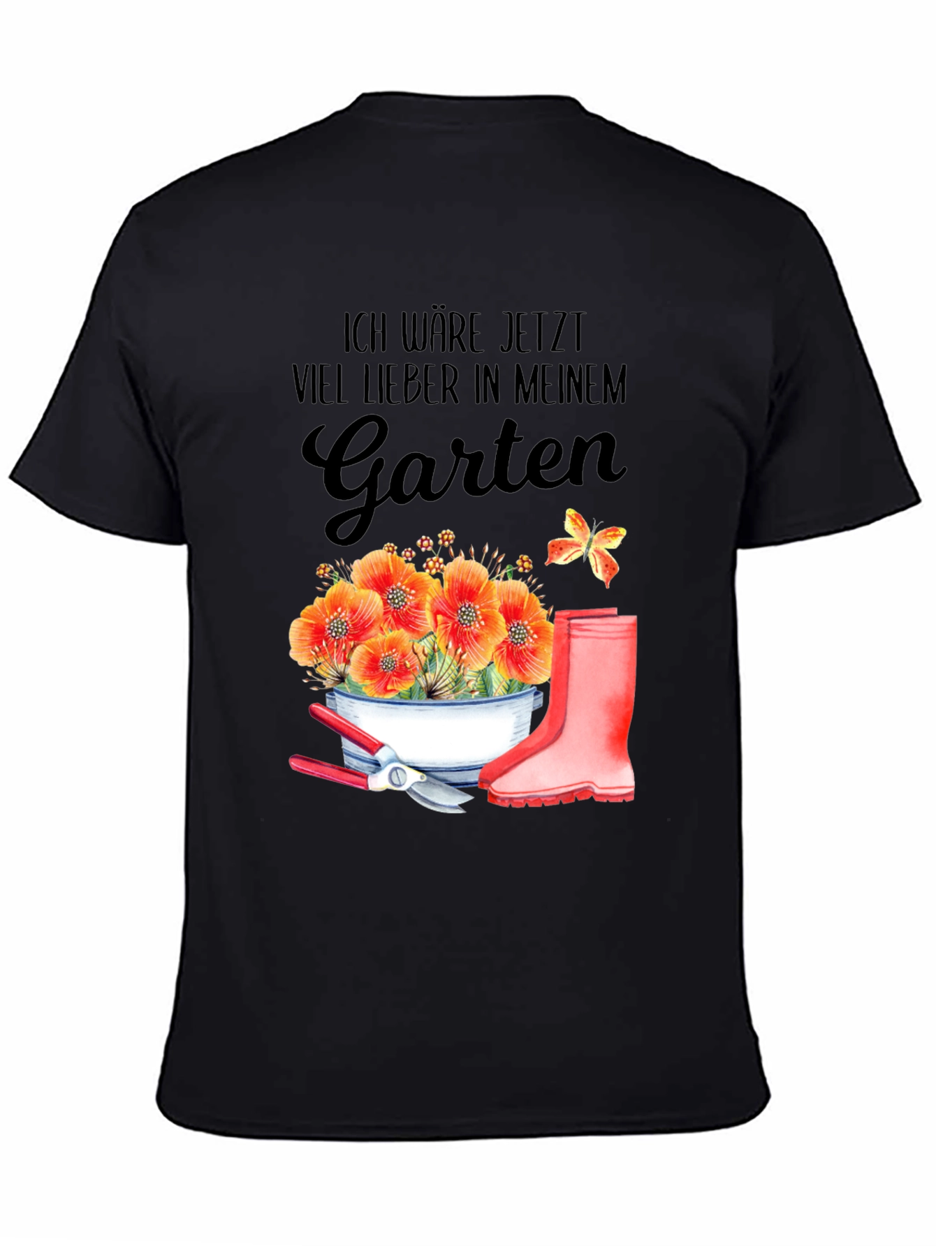 Gardening T-Shirt: Id Rather Be In My Garden