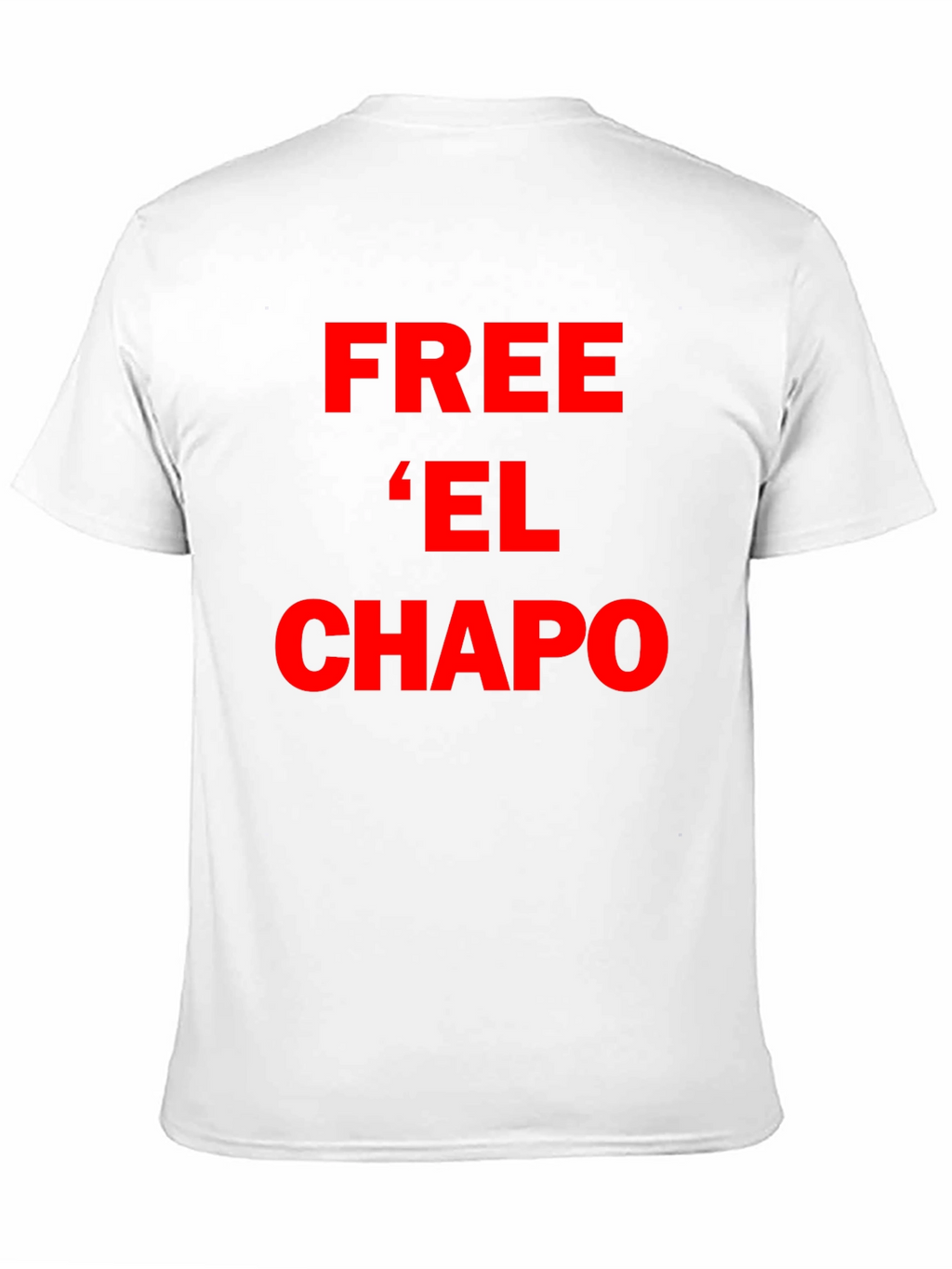 Free El Chapo T-Shirt - Bold Red Graphic Tee