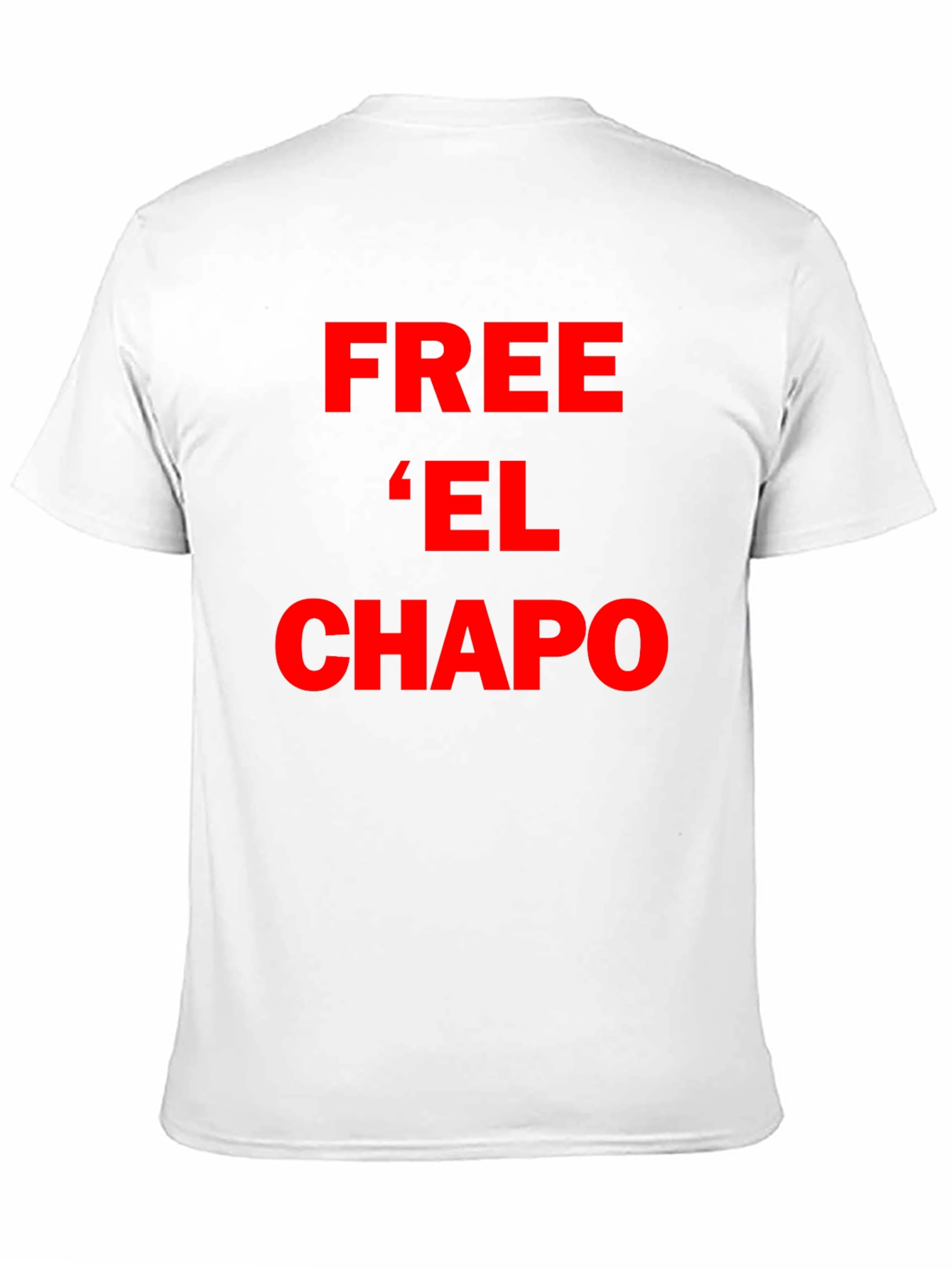 Free El Chapo T-Shirt - Bold Red Graphic Tee