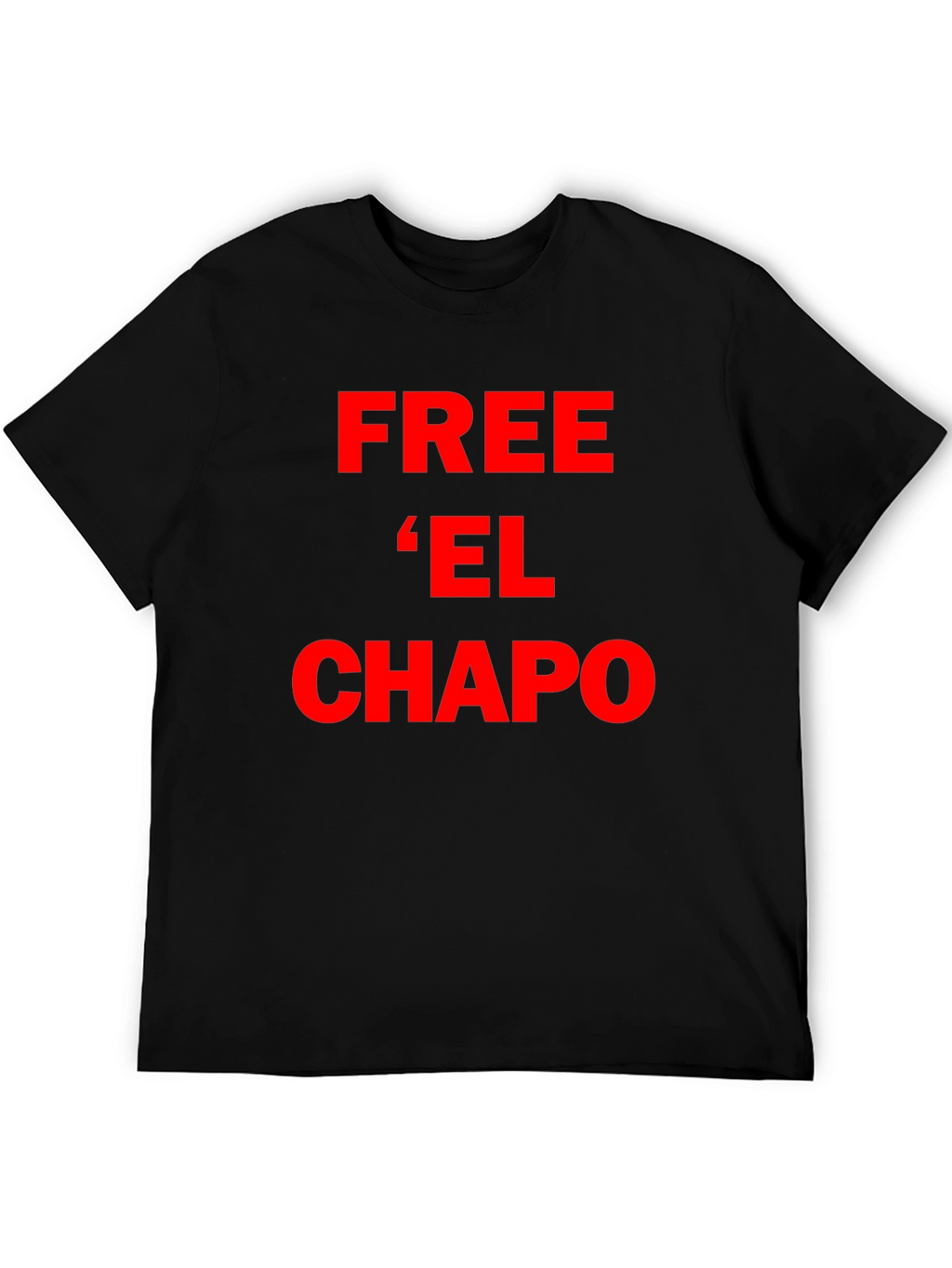 Free El Chapo T-Shirt - Bold Red Graphic Tee