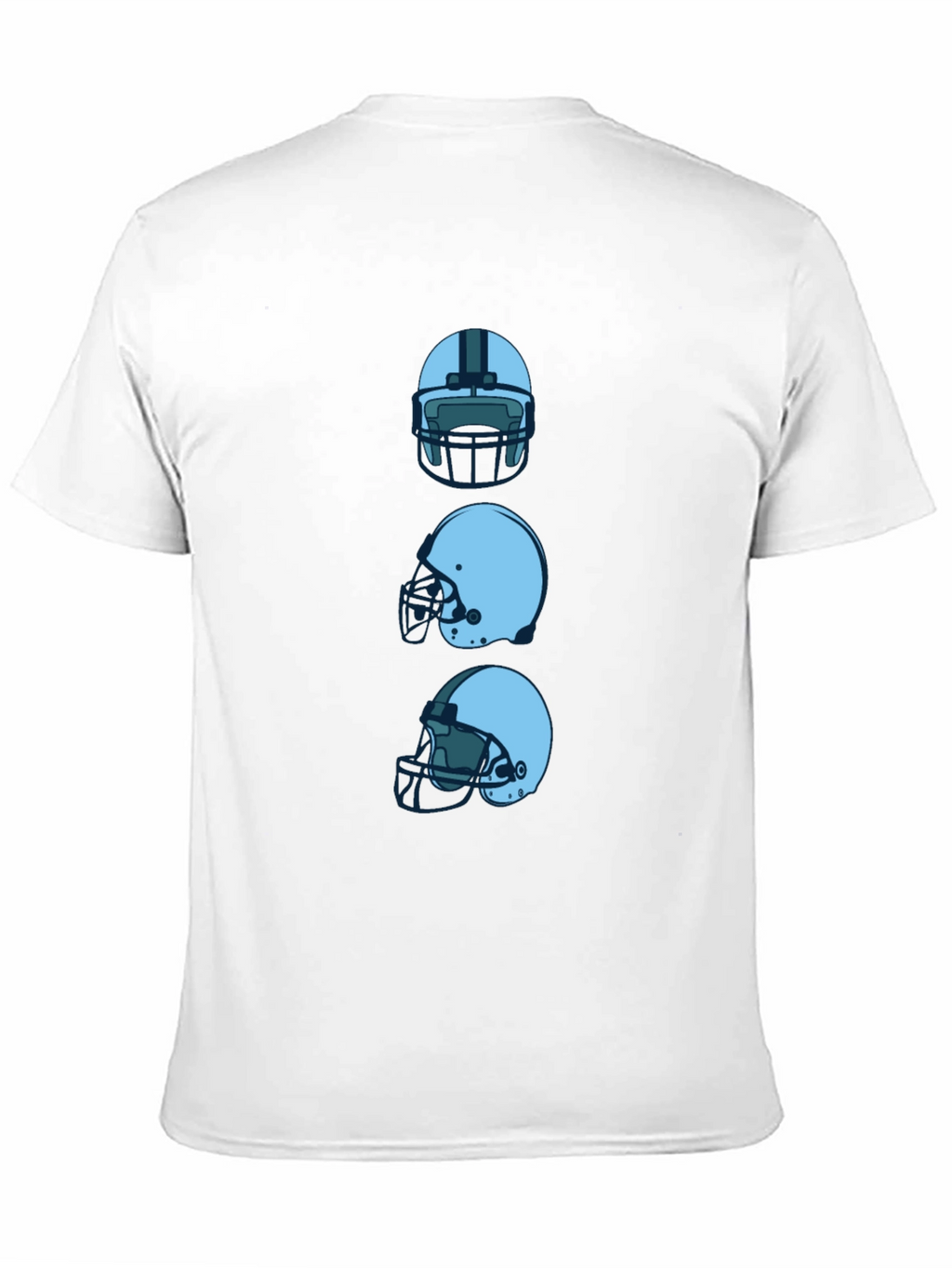 Football Helmet Graphic Tee - Black T-Shirt