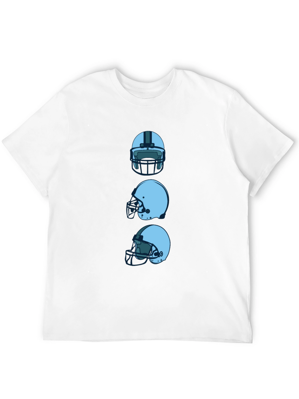 Football Helmet Graphic Tee - Black T-Shirt