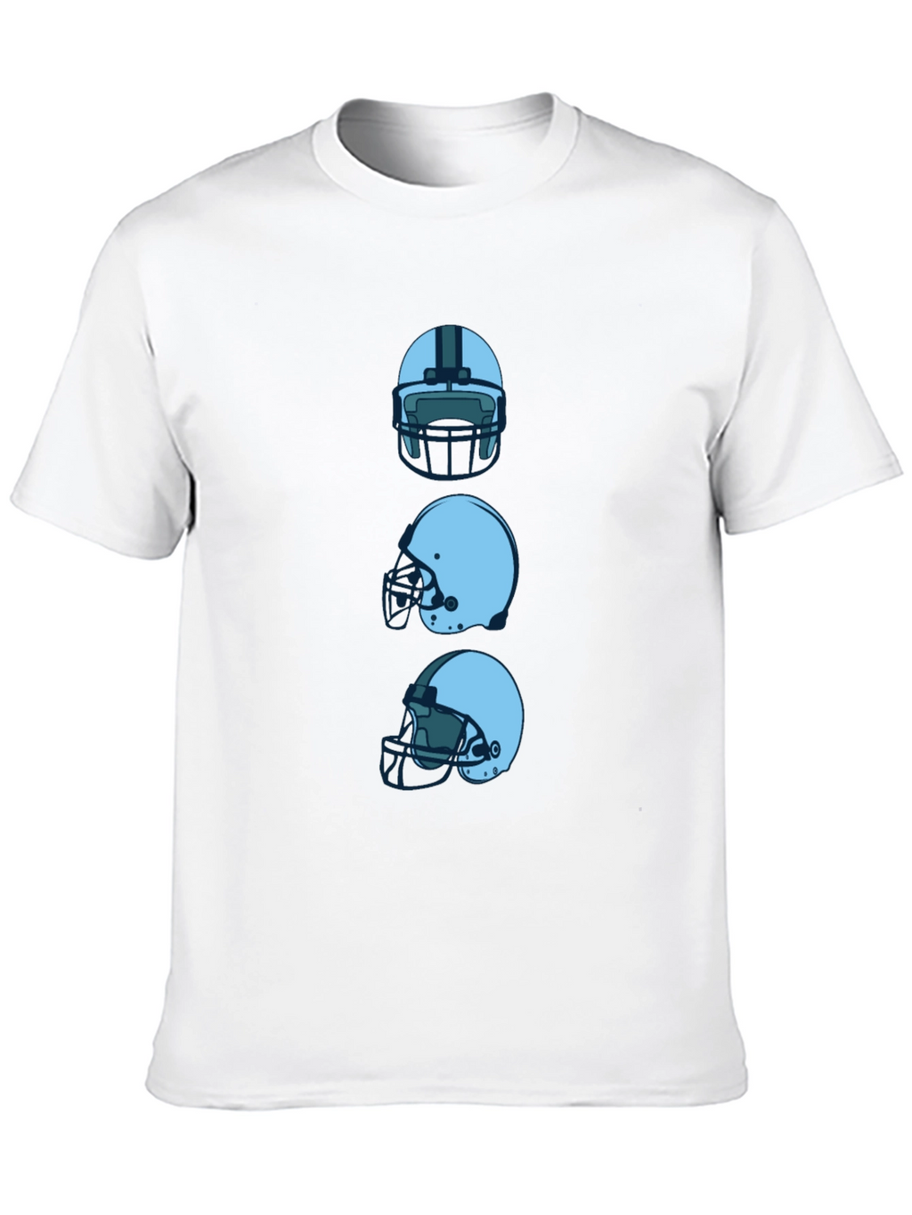 Football Helmet Graphic Tee - Black T-Shirt