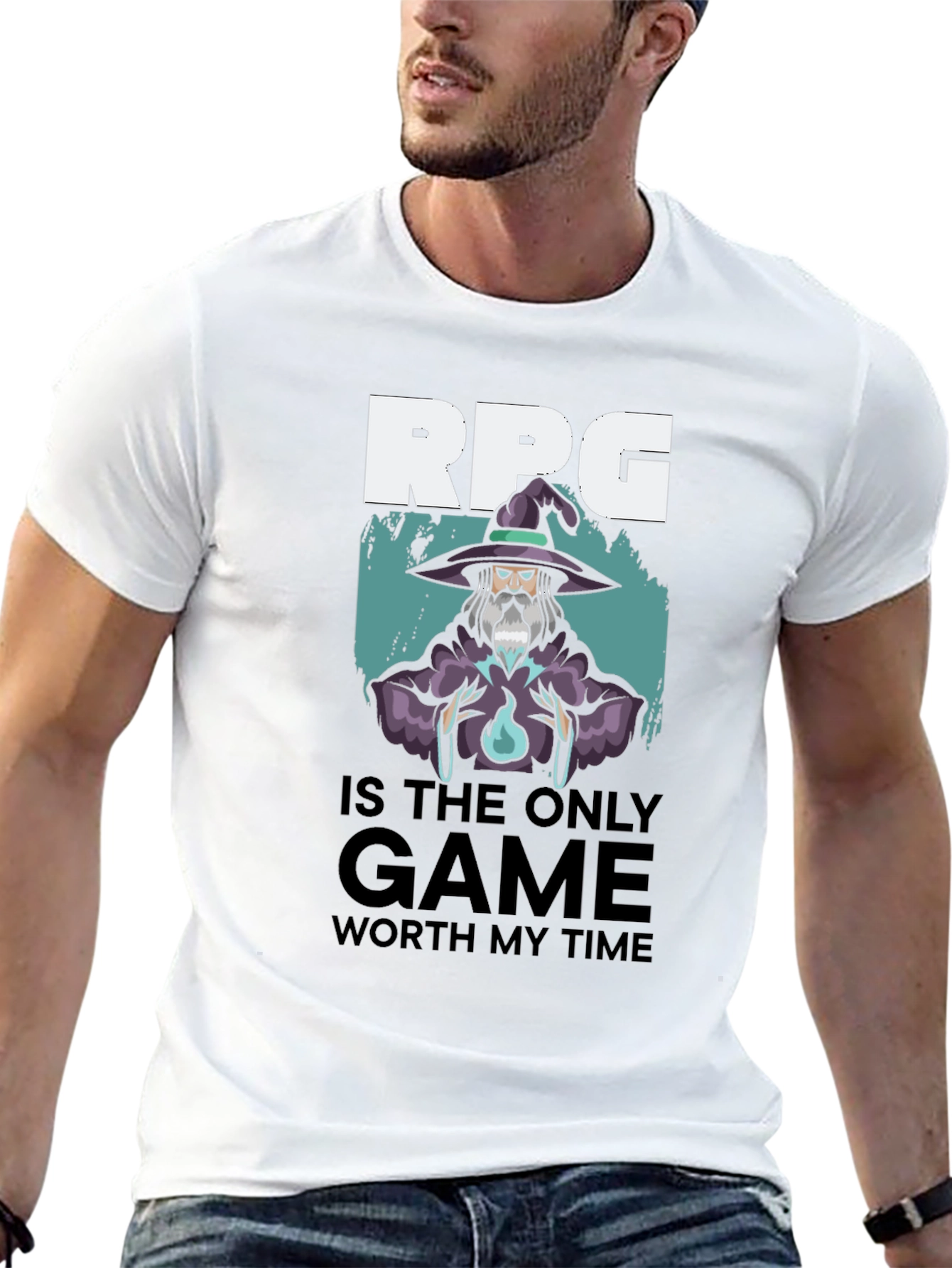 RPG Wizard T-Shirt - Gamer Tee