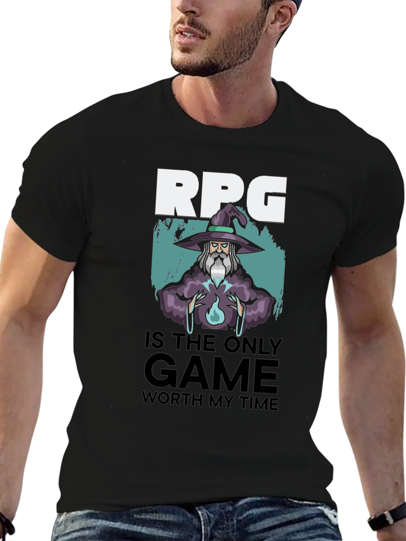 RPG Wizard T-Shirt - Gamer Tee
