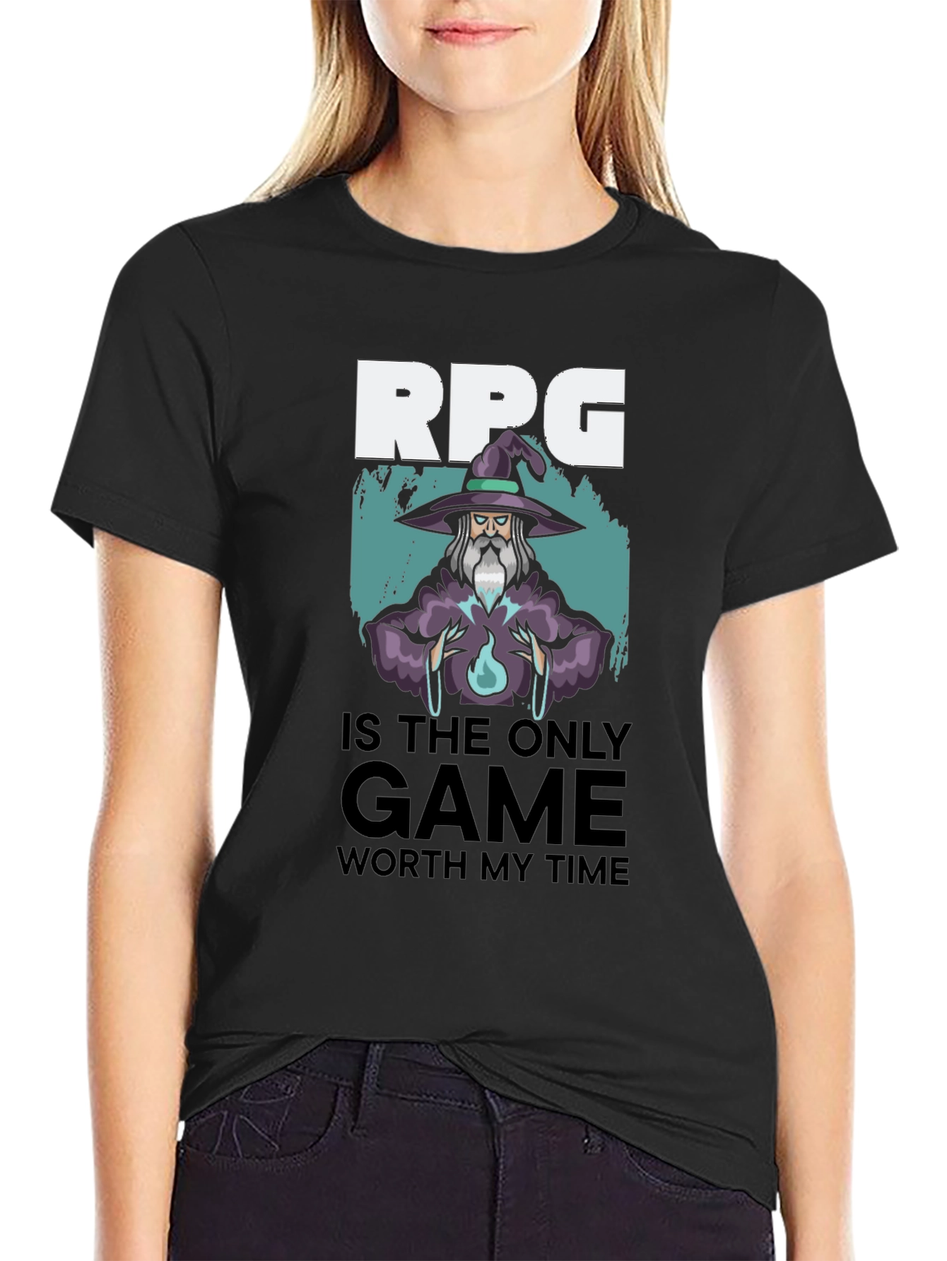 RPG Wizard T-Shirt - Gamer Tee