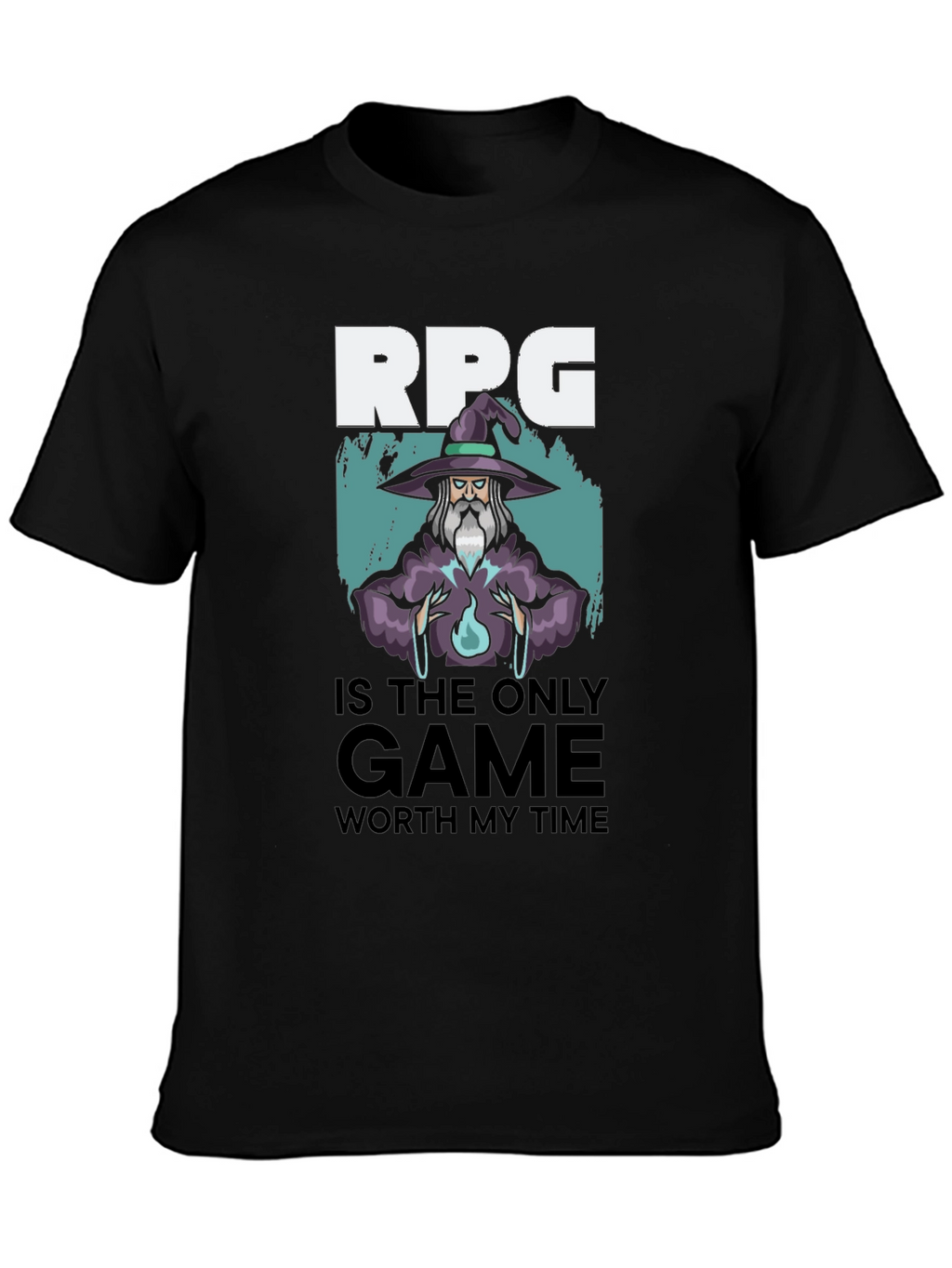 RPG Wizard T-Shirt - Gamer Tee