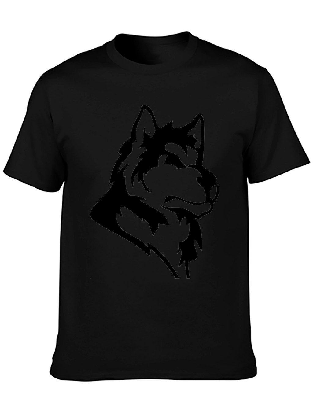 Wolf Graphic Black T-Shirt