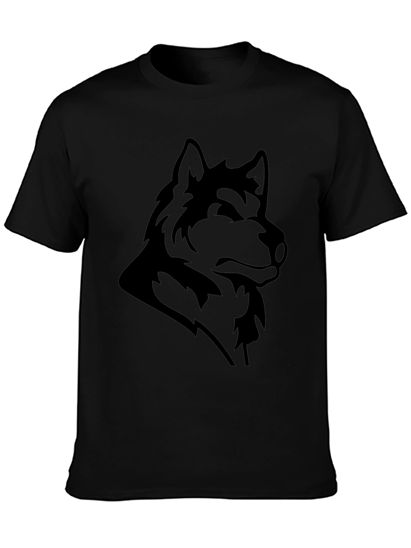 Wolf Graphic Black T-Shirt