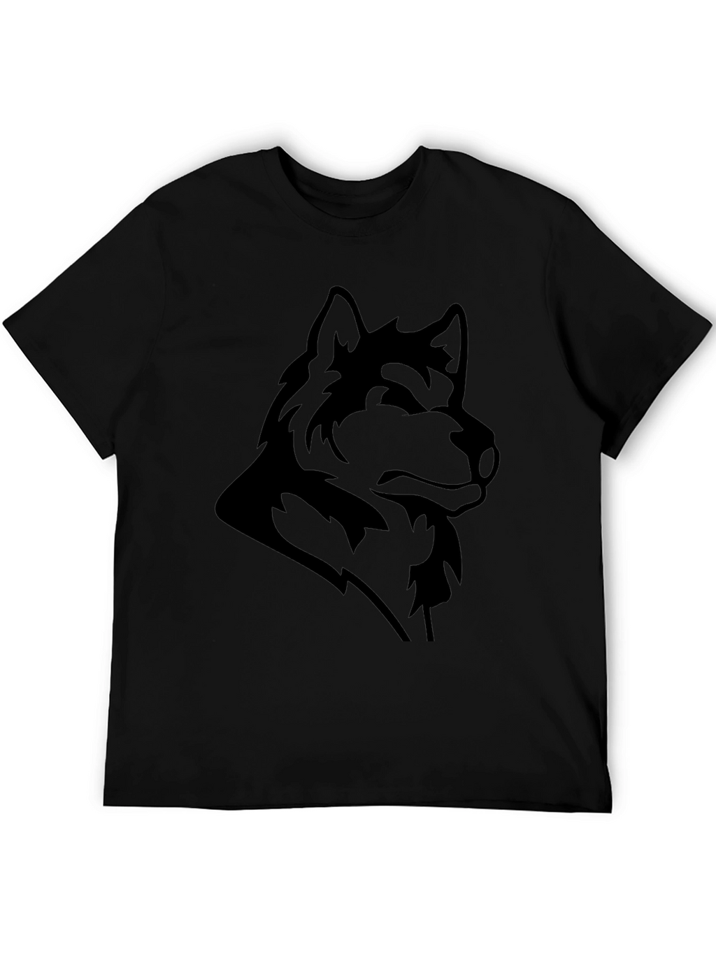 Wolf Graphic Black T-Shirt