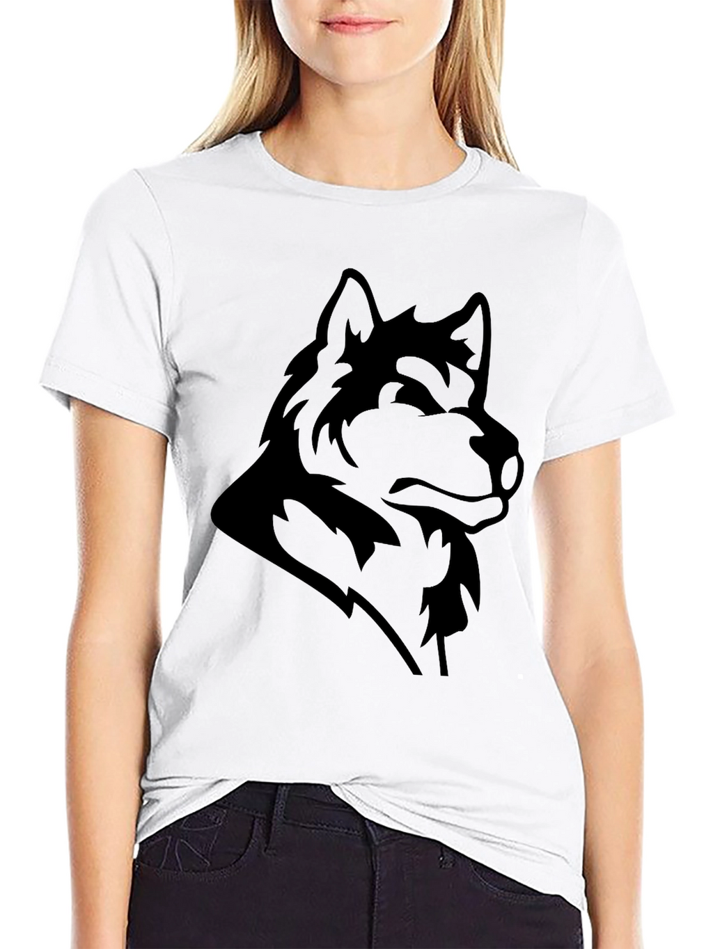 Wolf Graphic Black T-Shirt