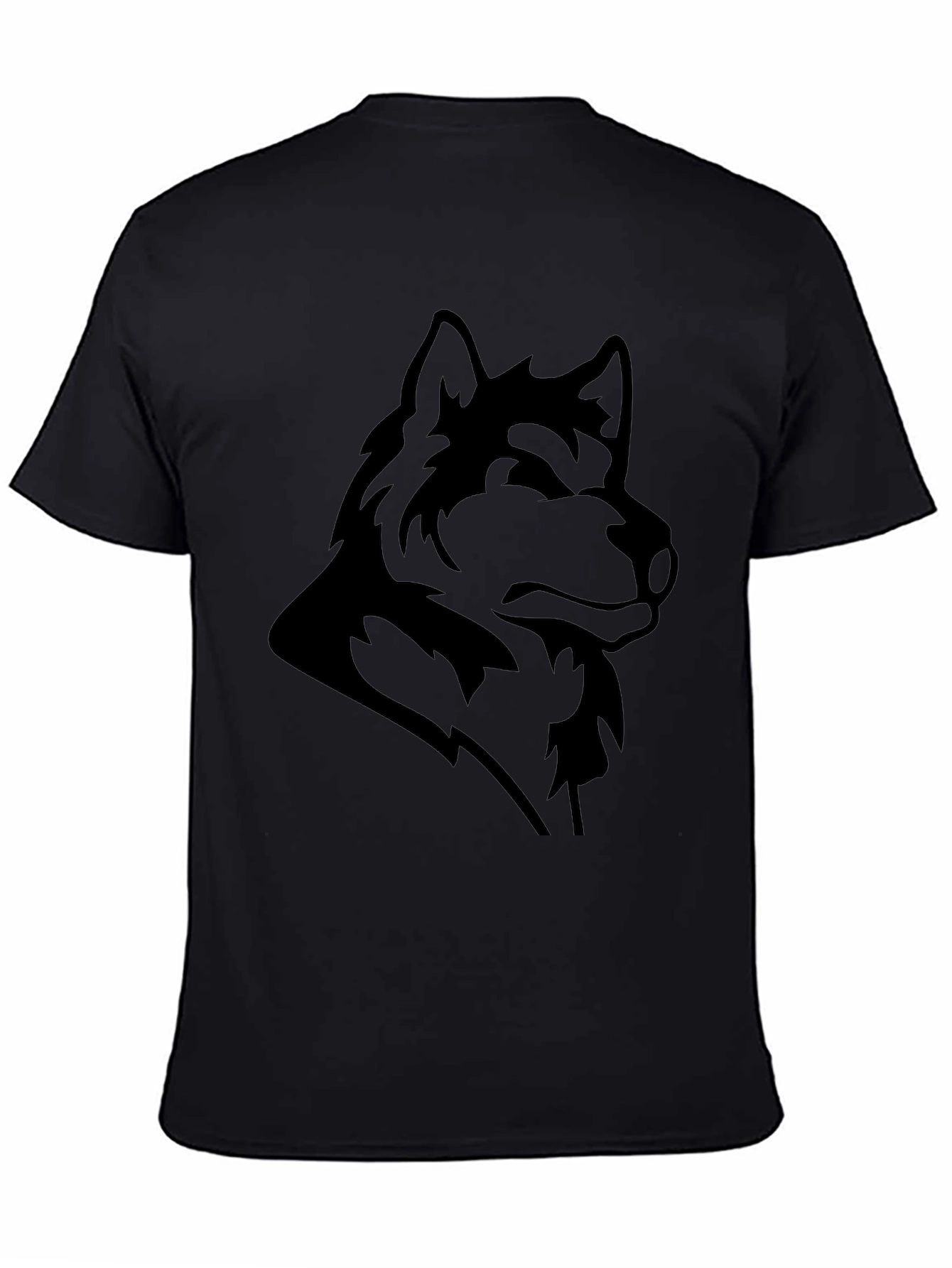 Wolf Graphic Black T-Shirt