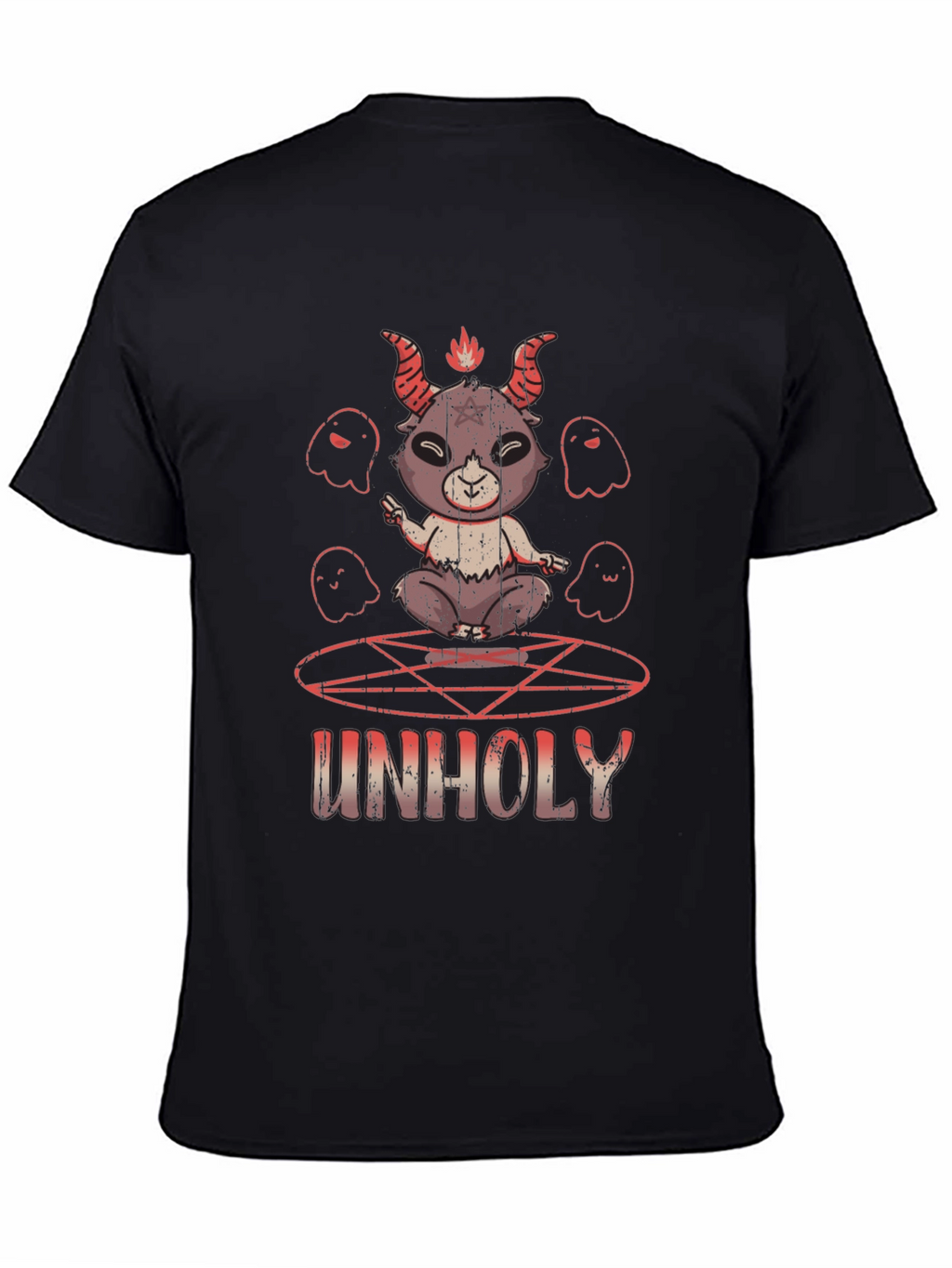 Unholy Baphomet T-Shirt - Occult Satanic Design