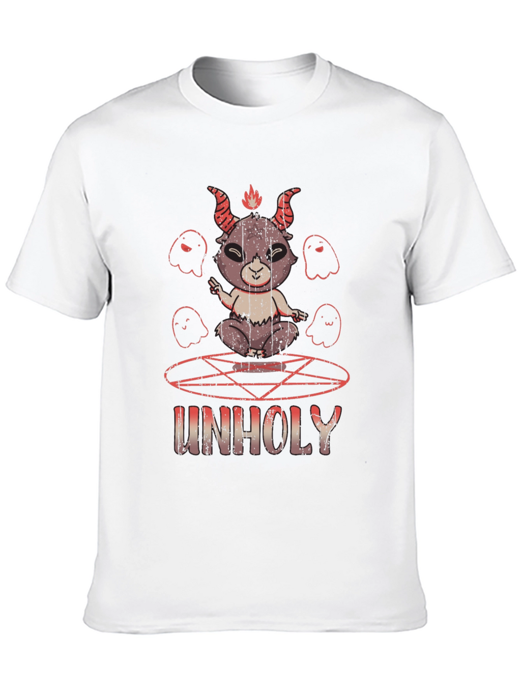 Unholy Baphomet T-Shirt - Occult Satanic Design