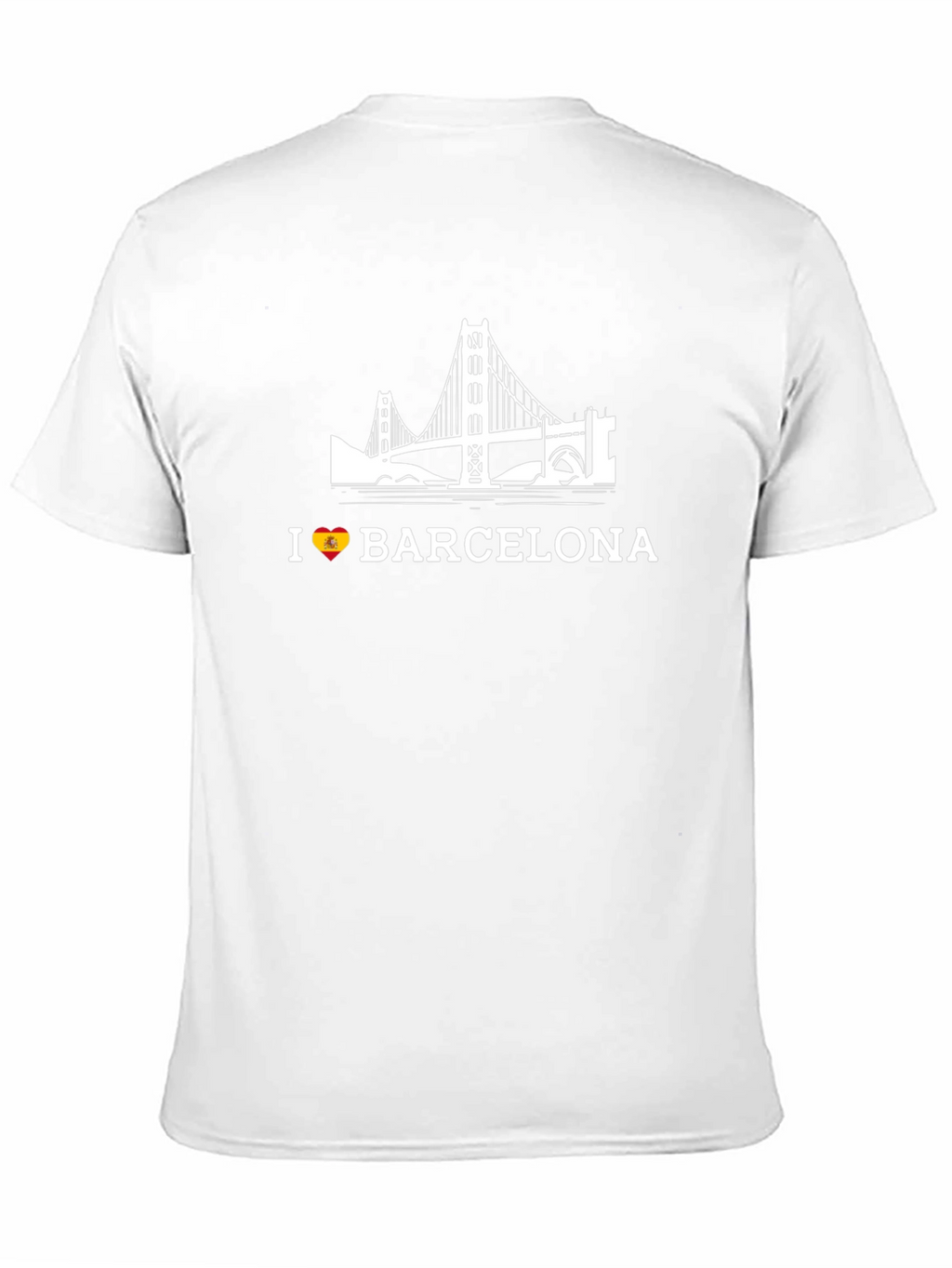 I Love Barcelona Black Graphic Tee