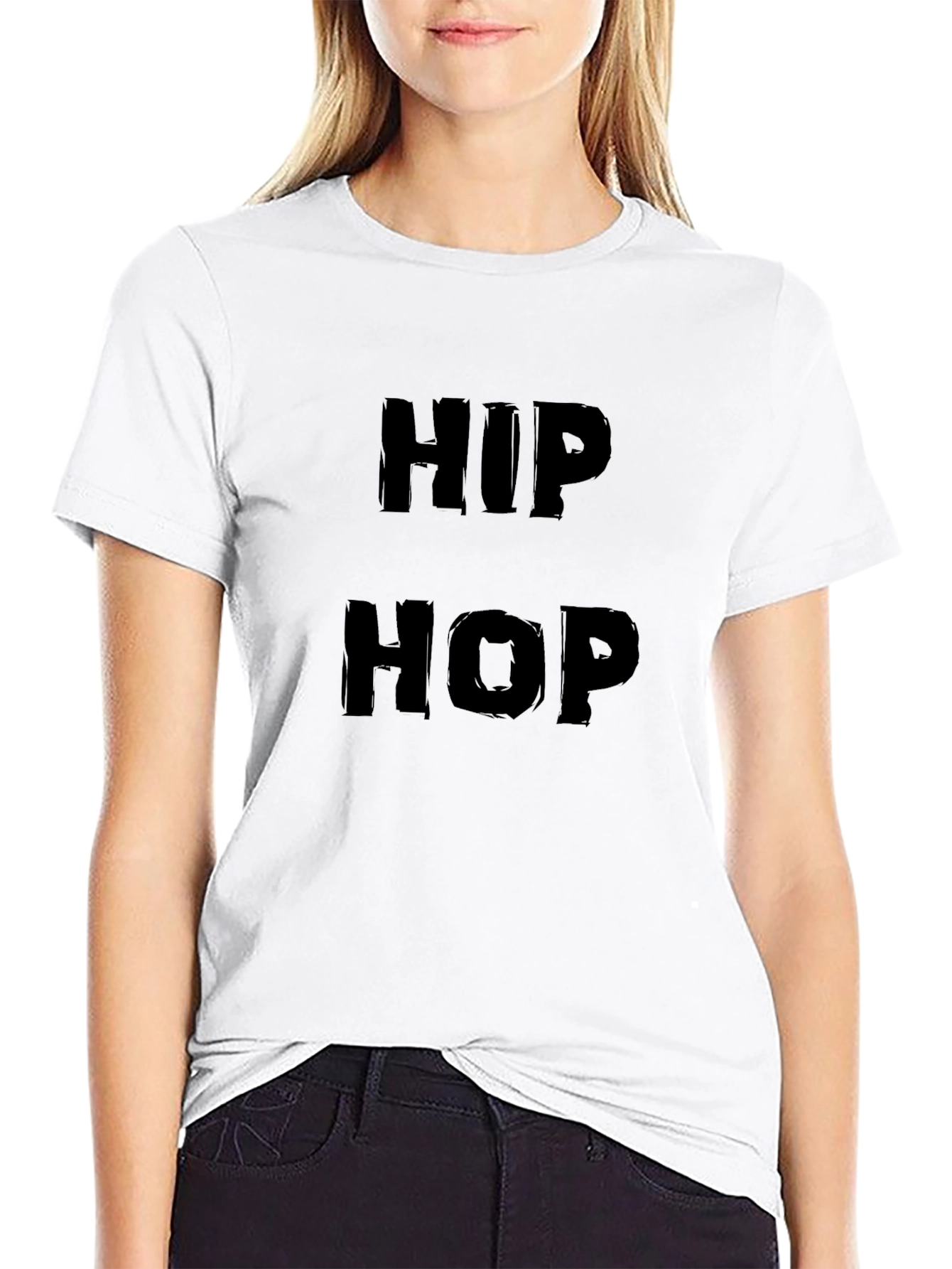 Hip Hop Graphic Black T-Shirt
