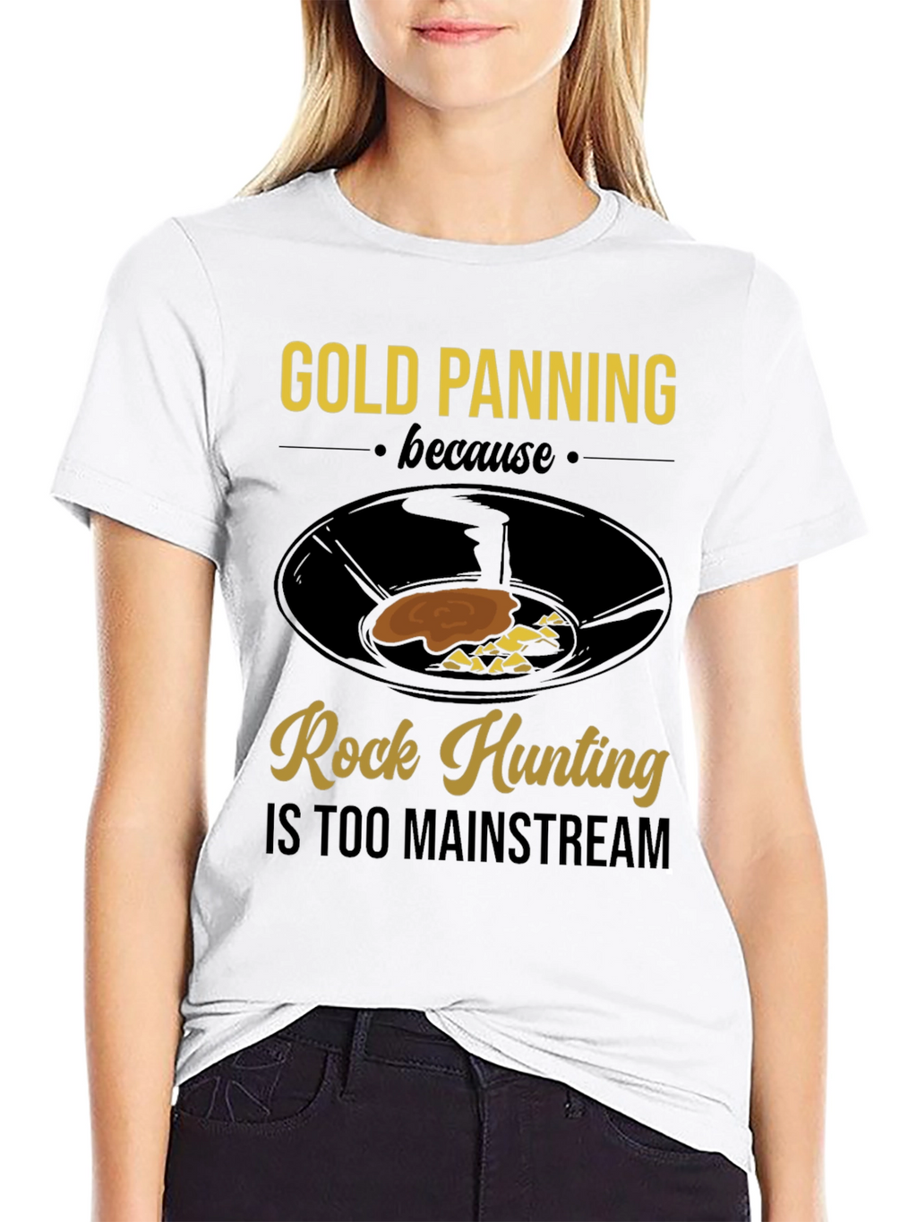 Gold Panning Tee - Rock Hunting Alternative