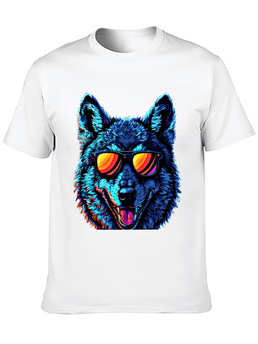 Cool Wolf Graphic T-Shirt