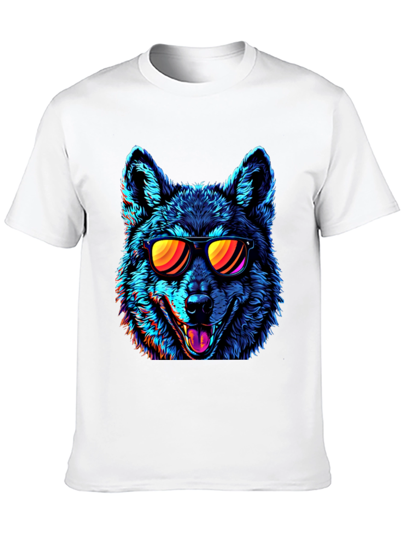 Cool Wolf Graphic T-Shirt
