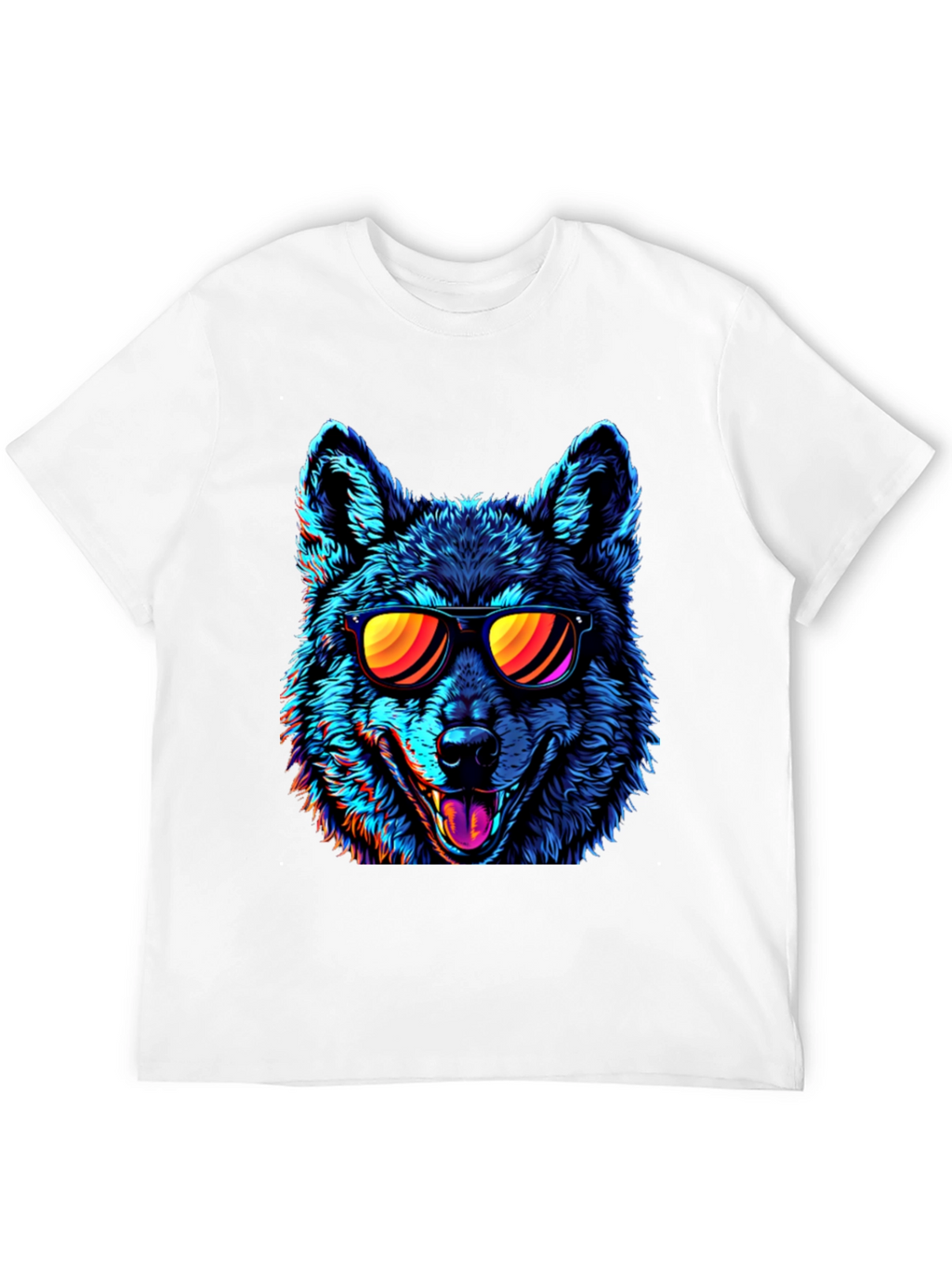 Cool Wolf Graphic T-Shirt