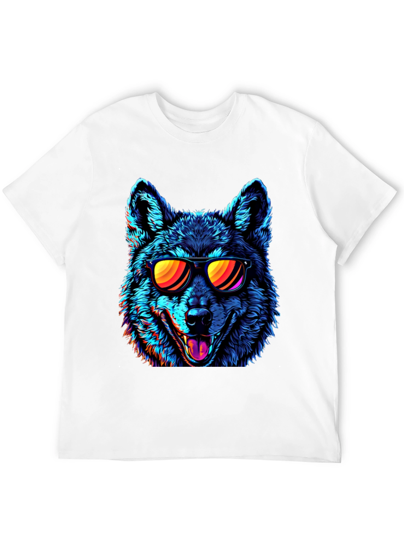 Cool Wolf Graphic T-Shirt