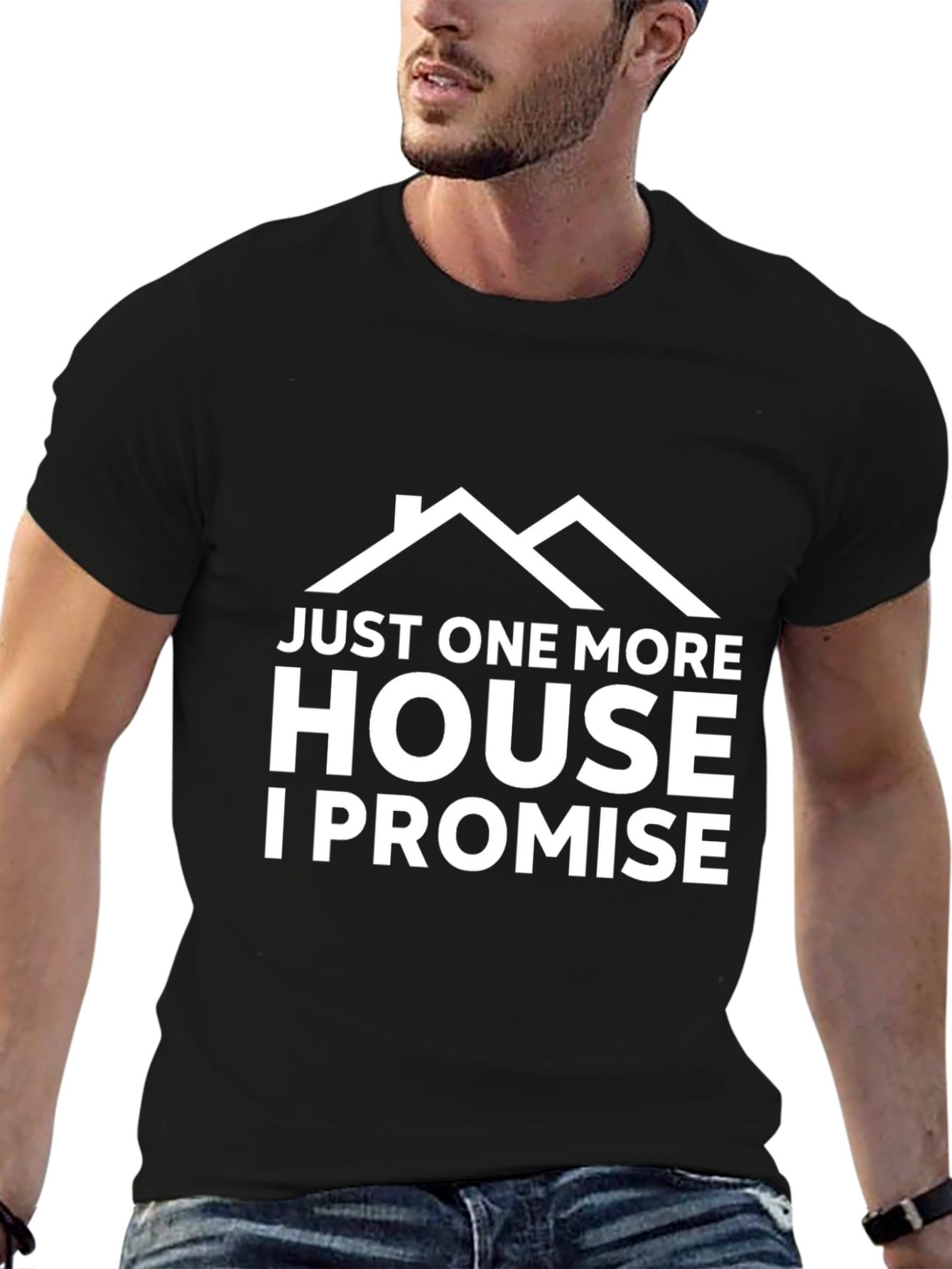 Just One More House T-Shirt - Black