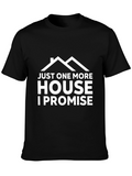 Just One More House T-Shirt - Black