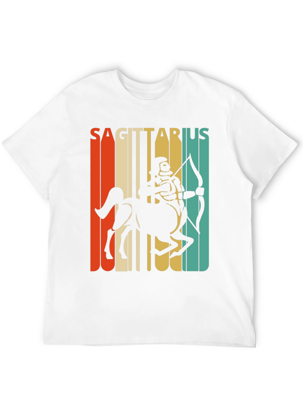 Sagittarius Zodiac T-Shirt Retro Design