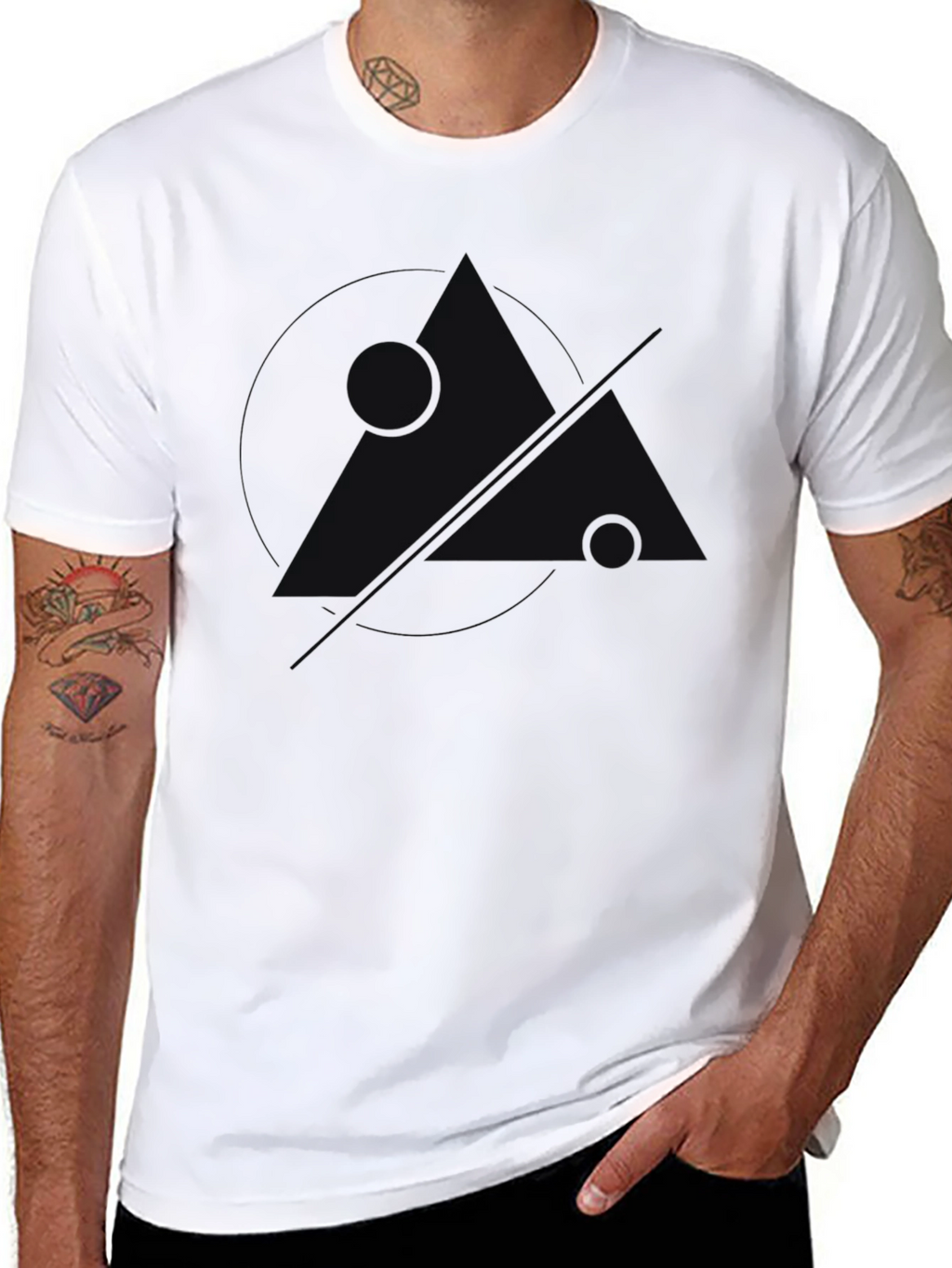 Minimalist Black Graphic Tee