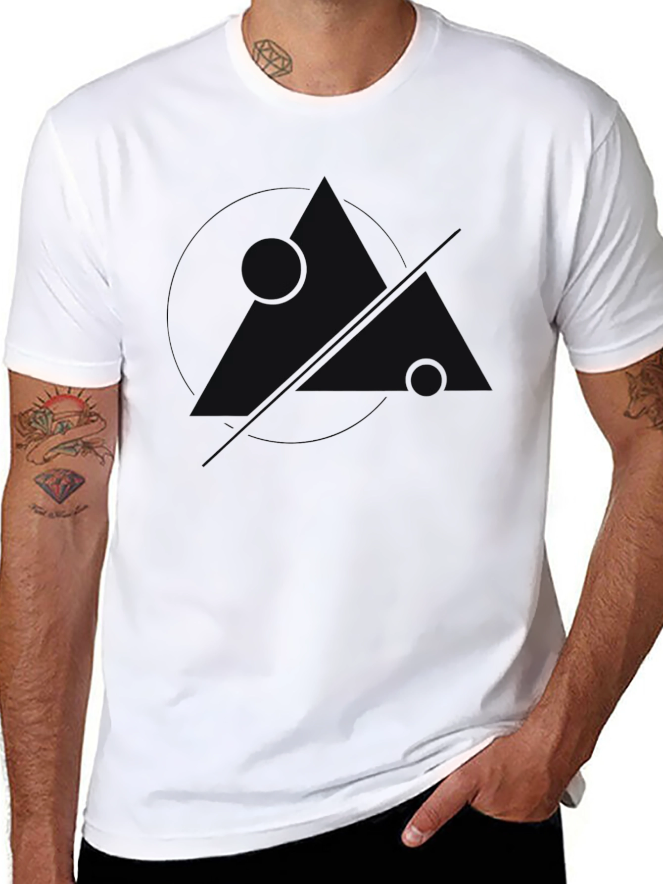 Minimalist Black Graphic Tee