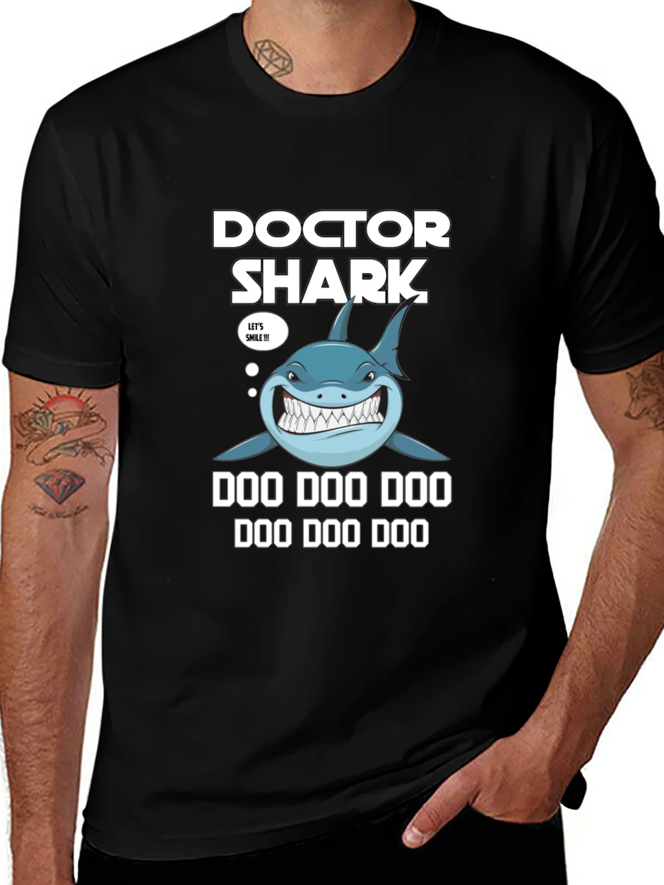 Doctor Shark T-Shirt - Doo Doo Doo Funny Tee