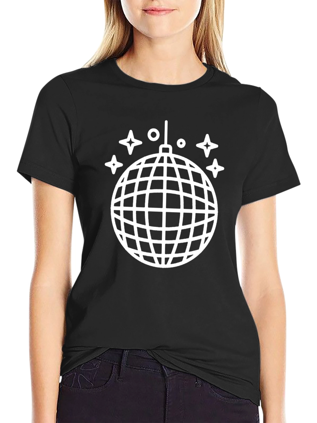 Disco Ball Graphic Tee - Party Ready