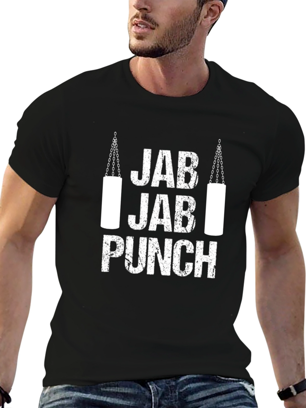 Jab Jab Punch Boxing Graphic Tee