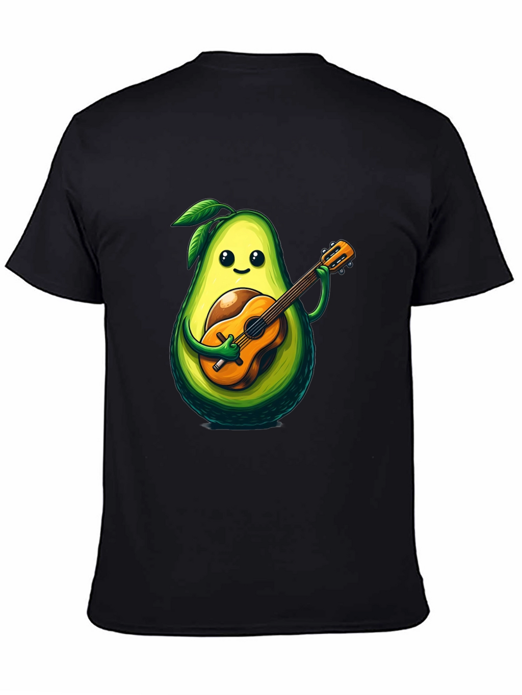 Avocado Guitar Player Graphic T-Shirt