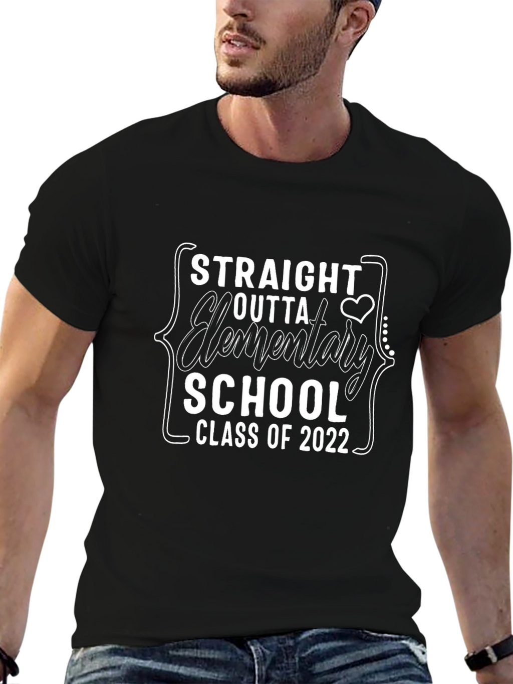 Straight Outta Elementary School Class of 2022 T-Shirt