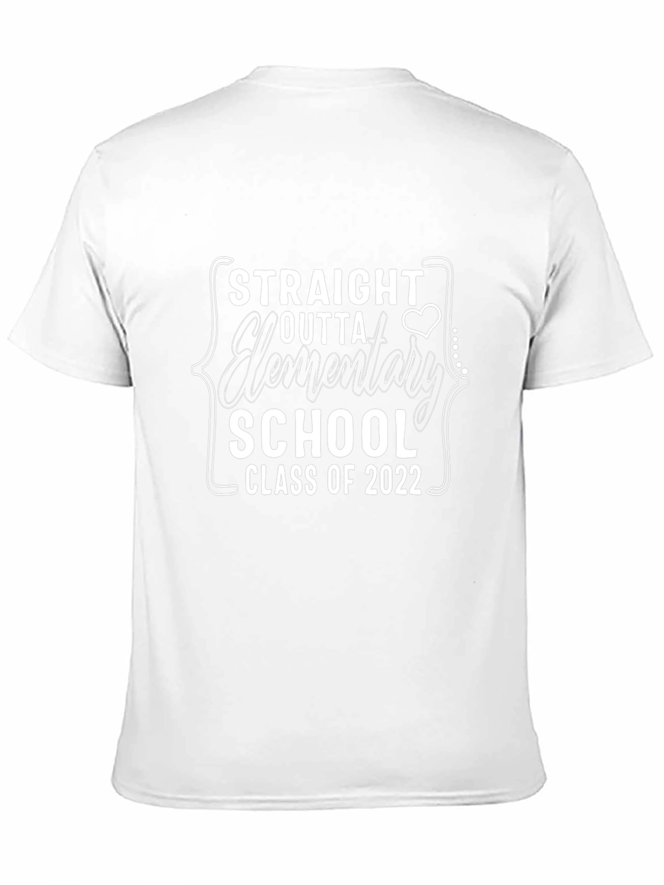 Straight Outta Elementary School Class of 2022 T-Shirt