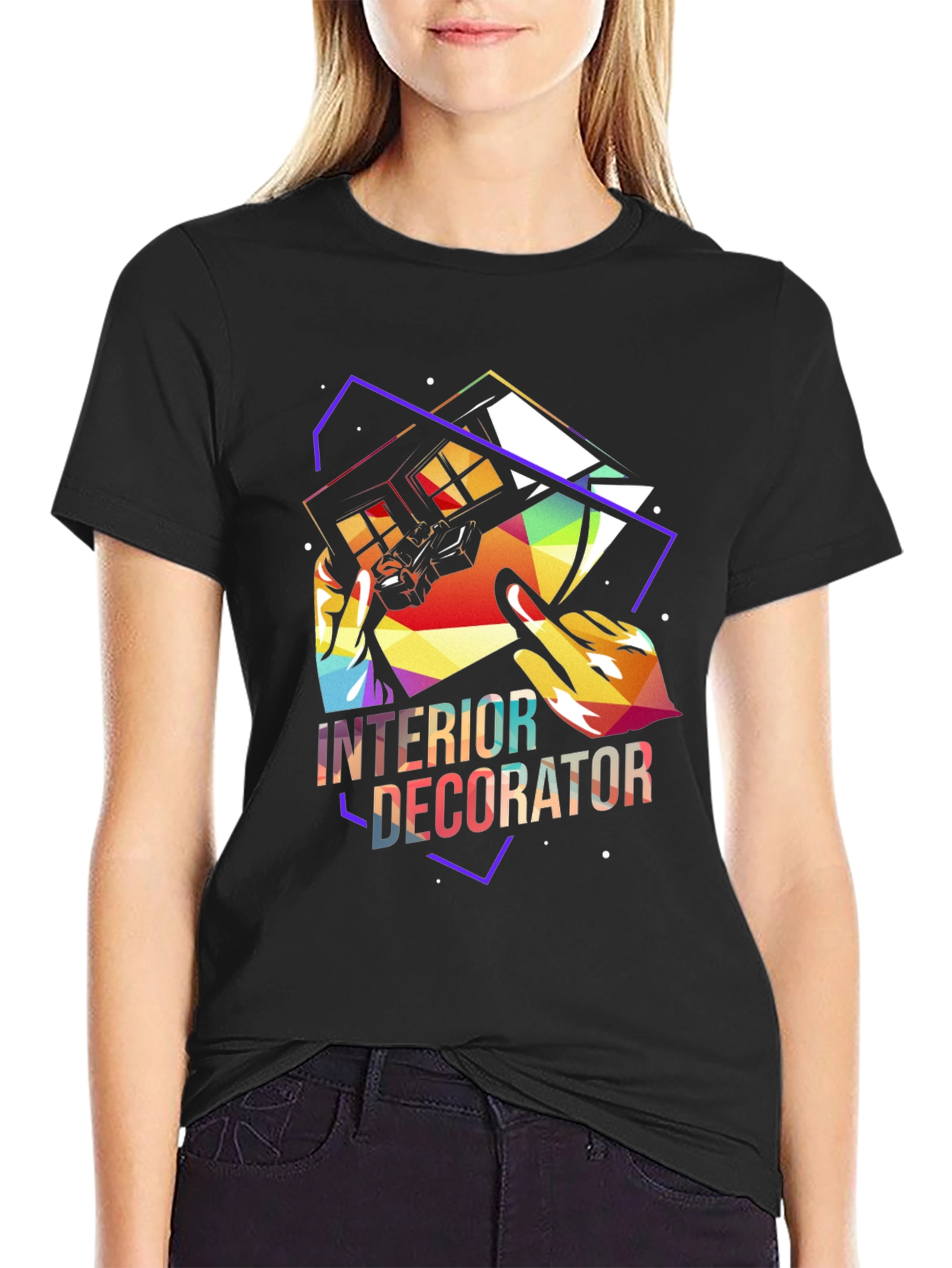 Interior Decorator Graphic T-Shirt - Modern Design
