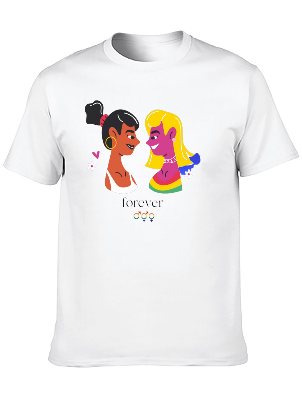 Lesbian Pride T-Shirt - Forever Design