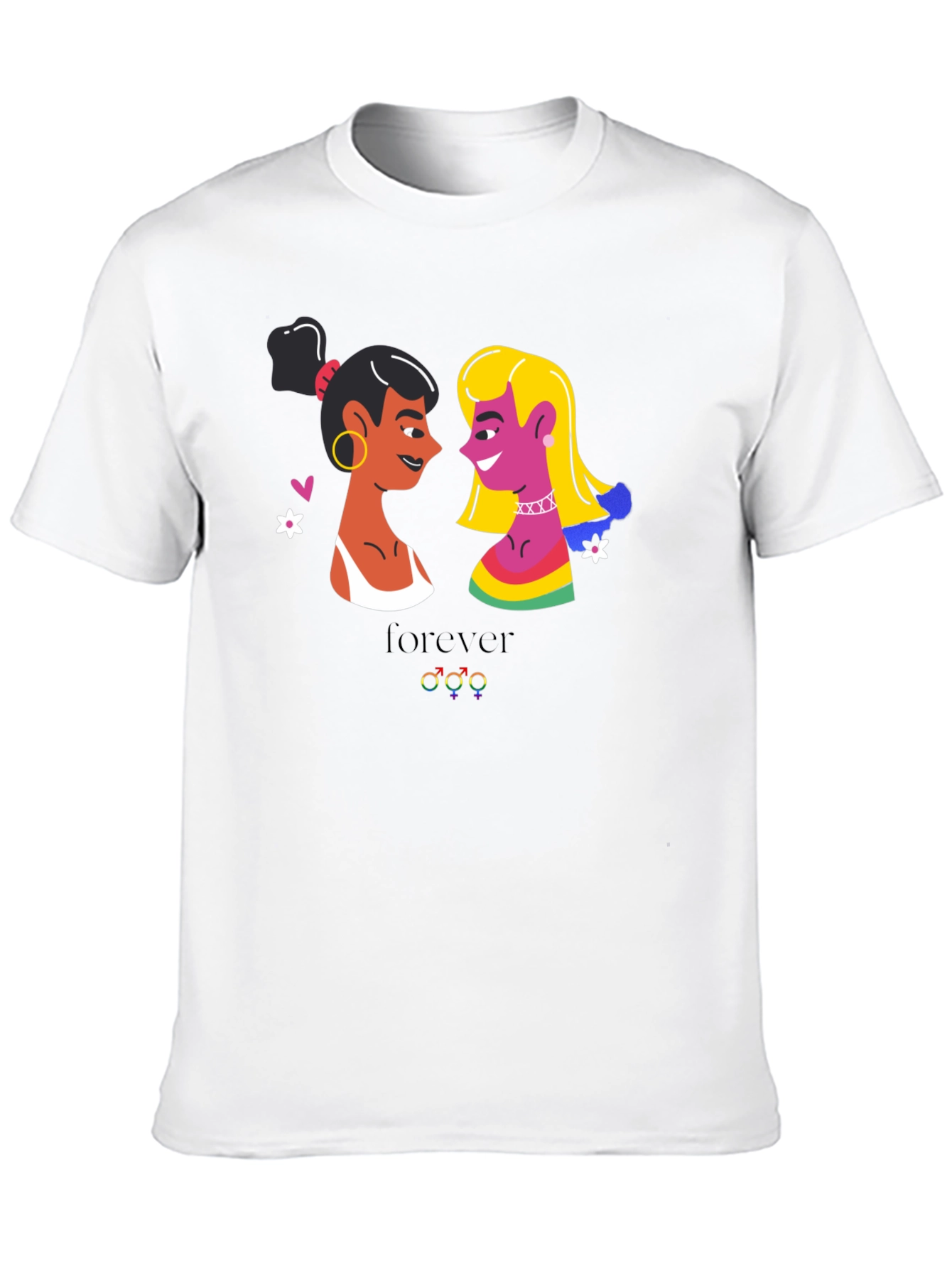 Lesbian Pride T-Shirt - Forever Design