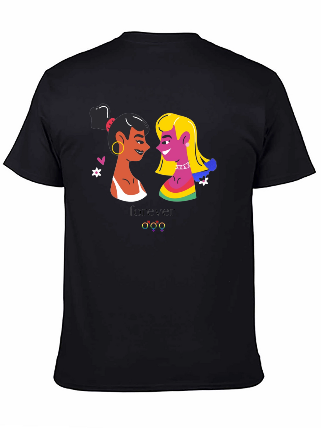 Lesbian Pride T-Shirt - Forever Design
