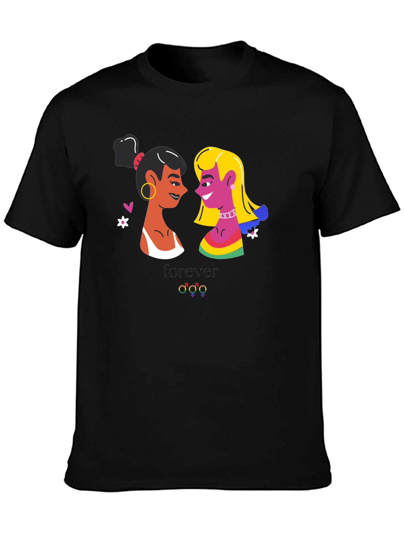 Lesbian Pride T-Shirt - Forever Design
