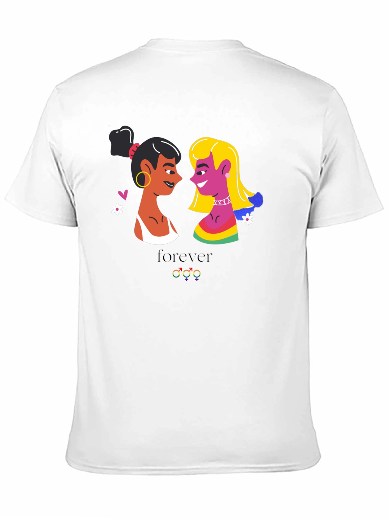 Lesbian Pride T-Shirt - Forever Design