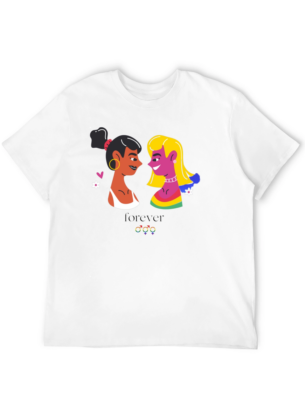 Lesbian Pride T-Shirt - Forever Design