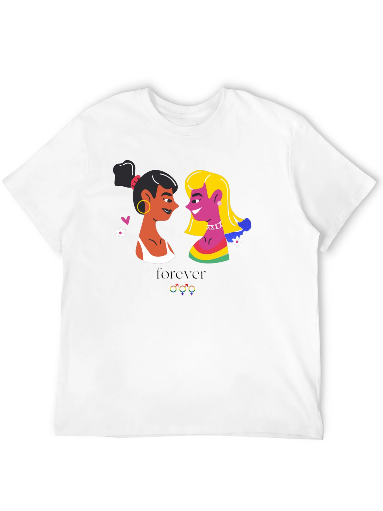 Lesbian Pride T-Shirt - Forever Design